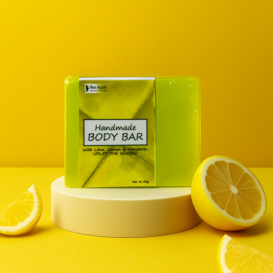 Handmade Body Bar With Lime, Lemon & Mandarin