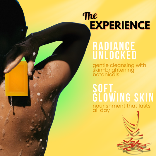 Handmade Body Bar With Tumeric & Kashmir Saffron